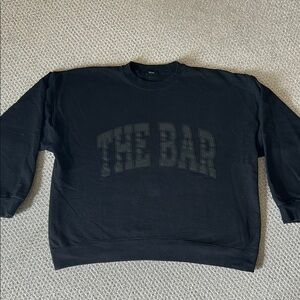 COPY - THE BAR Black Crewneck Oversized Sweater XL